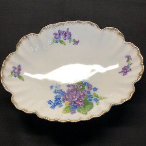 Vintage Hand Painted Lefton China Trinket Dish
